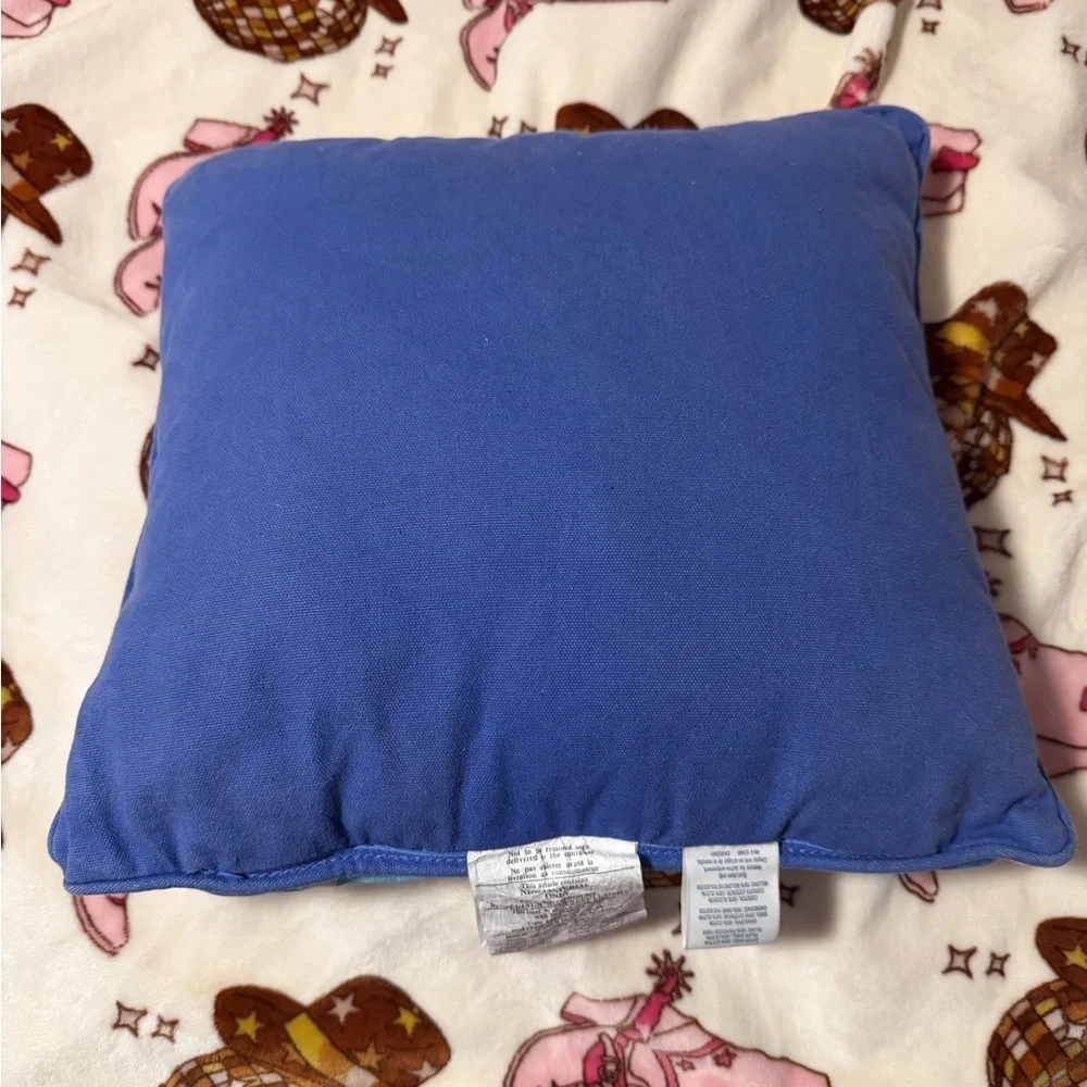 Happy Chic By Jonathan Adler Blue and White Geometric Pillow